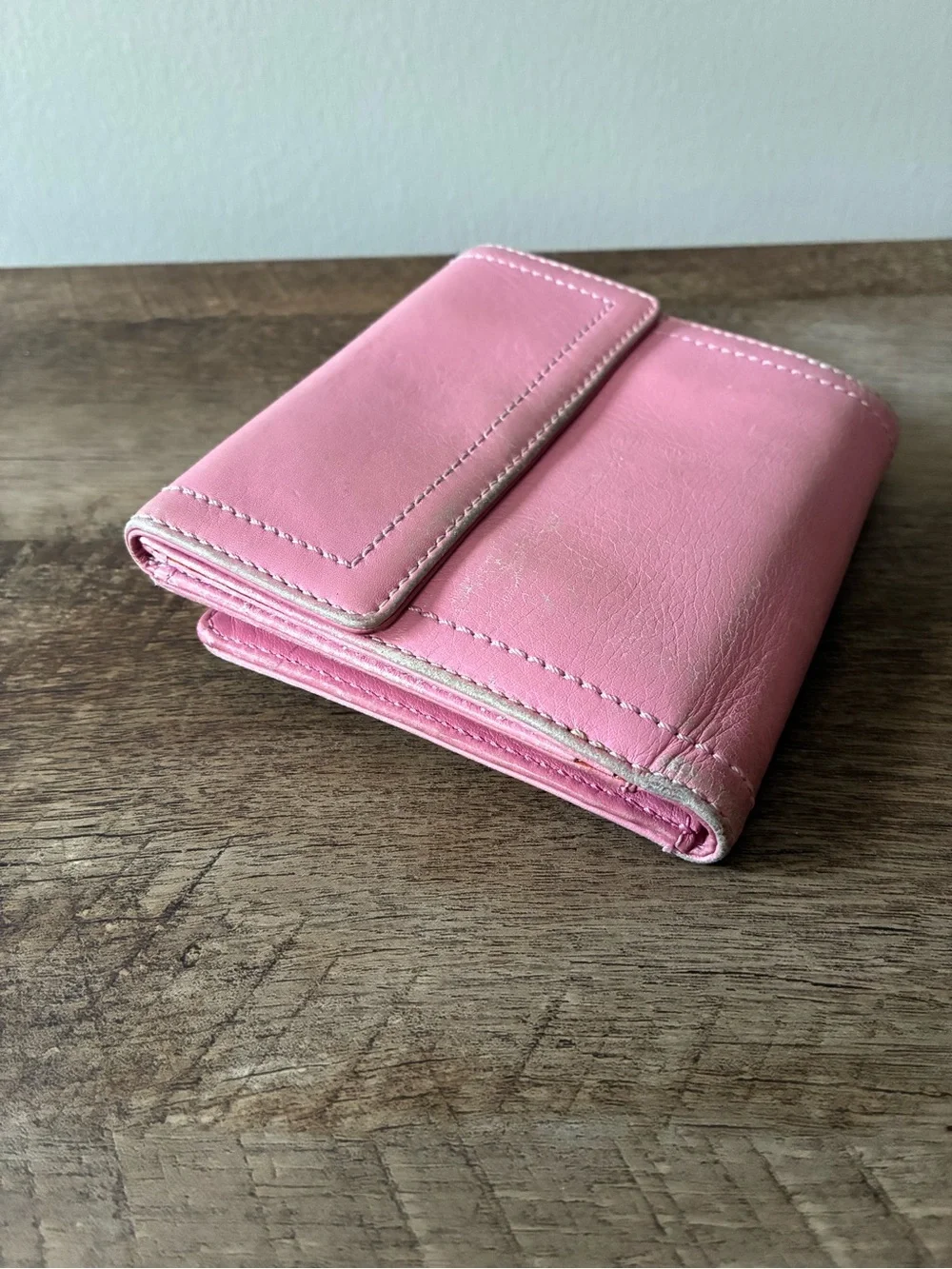 Coach Vintage Soho Flap Leather Wallet Bubblegum Pink